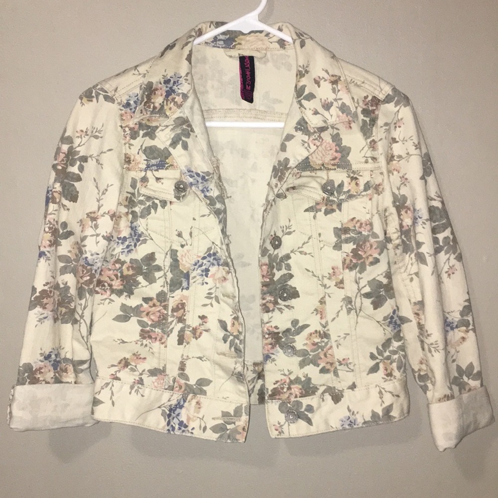 Floral Off-White Jacket